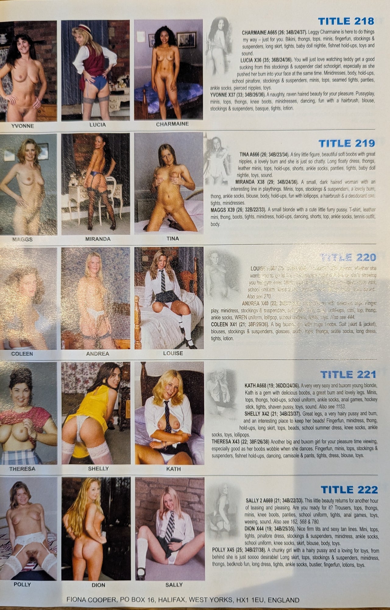 Fiona Cooper Bumper Collection Magazine 'The Complete Collection 2011'.