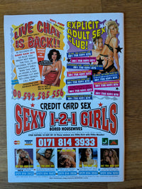 Ravers Magazine Vol 3 No 8 ... Featuring Hairy Sandra Shaves