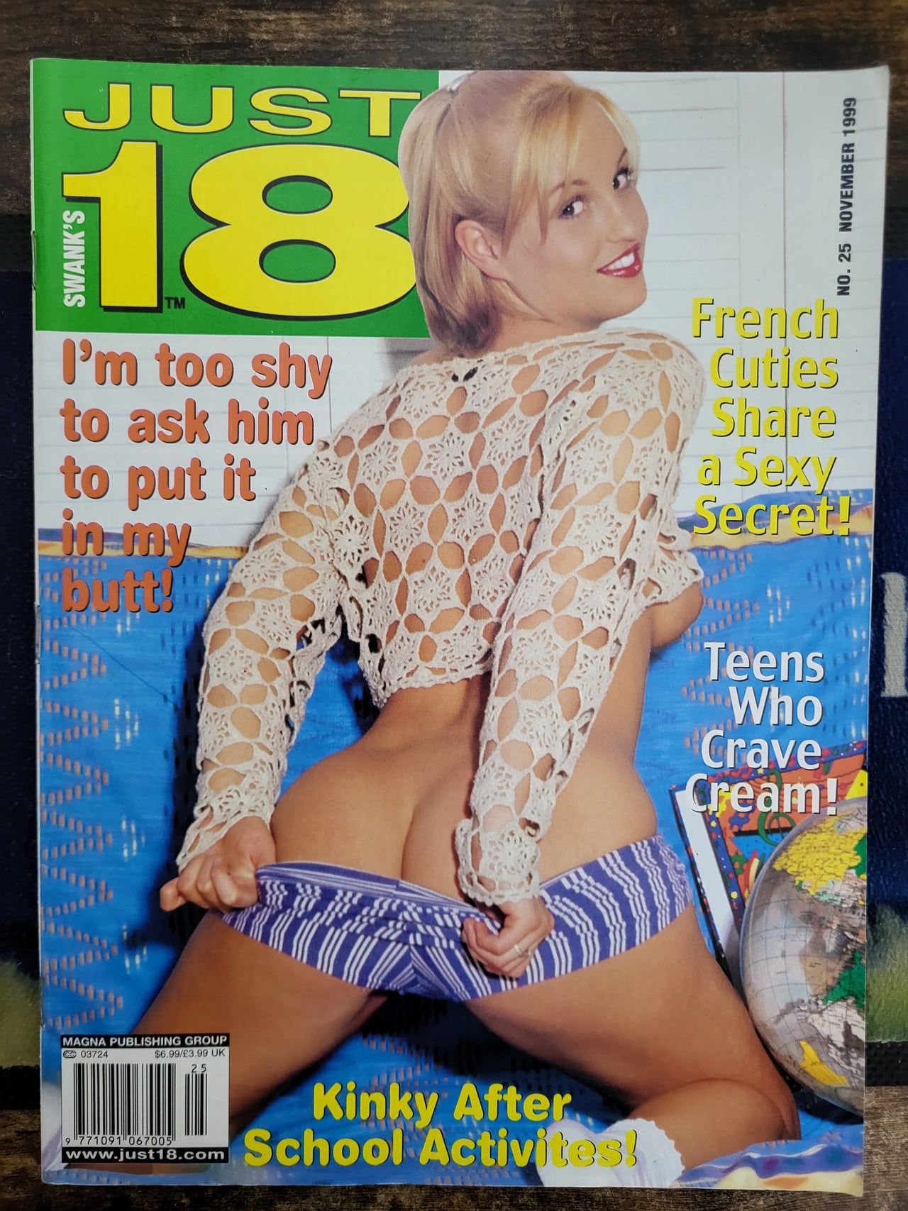 Just 18 Magazine No 25 November 1999.. US Teen Magazine
