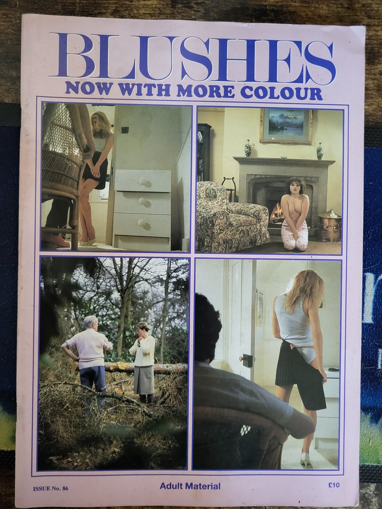 Blushes Magazine No 86.. Vintage UK Spanking And CP Magazine