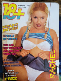 18+ Magazine No 102 Small Format.. Partially Censored Hardcore Magazine
