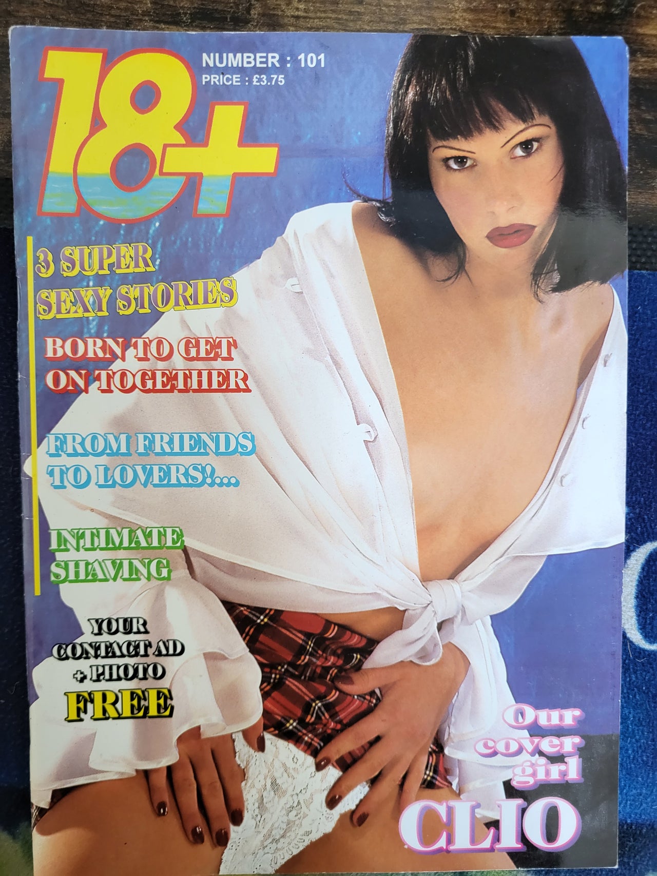 18+ Magazine No 101 Small Format.. Partially Censored Hardcore Magazine