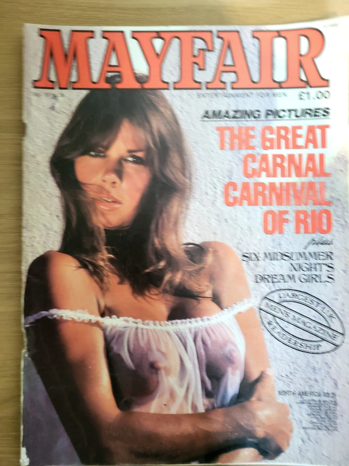 Vintage Mayfair Adult Magazine Vol 19 No 11 Men's Glamour Book