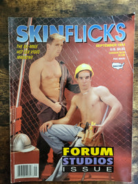 Skinflicks Magazine September 1994... Classic 1990's Gay