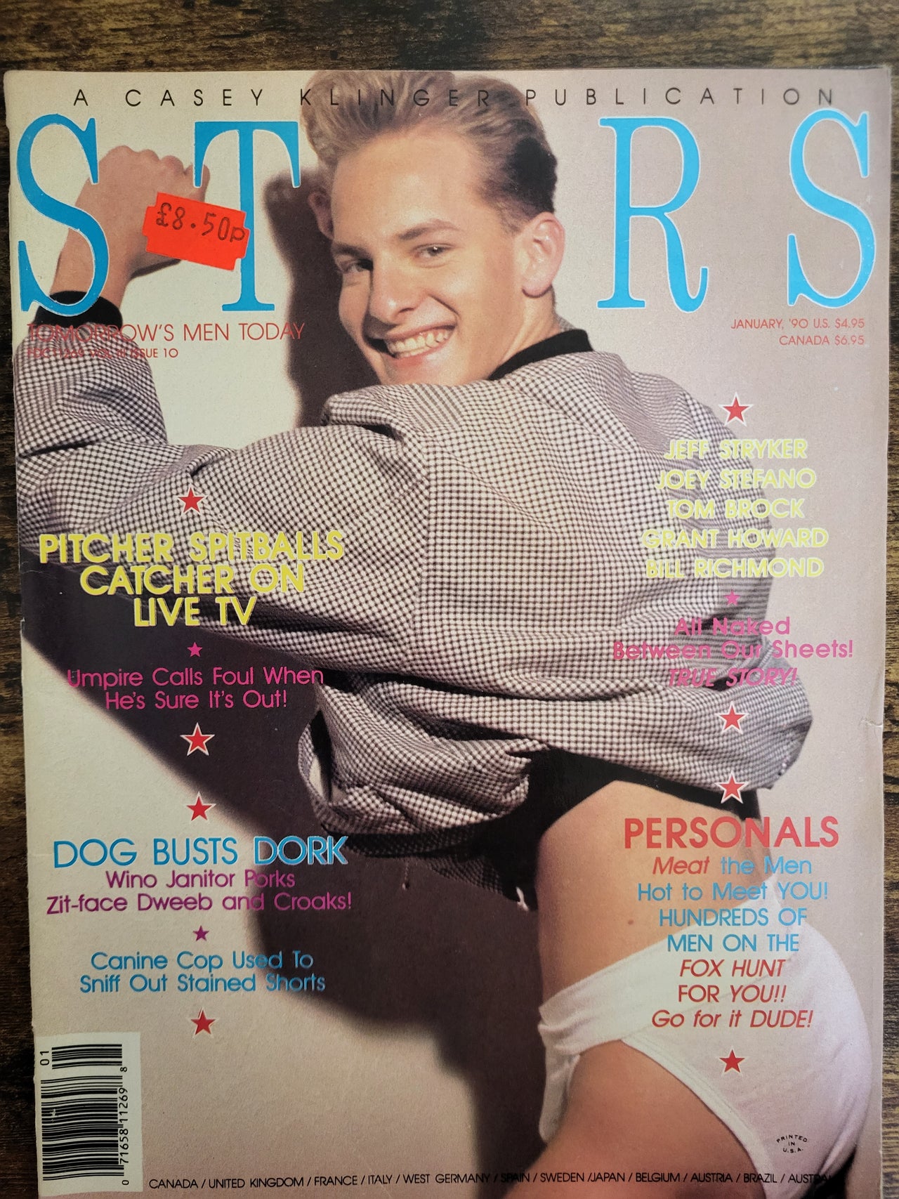 Stars Magazine January 1990...  Classic 1990's Gay