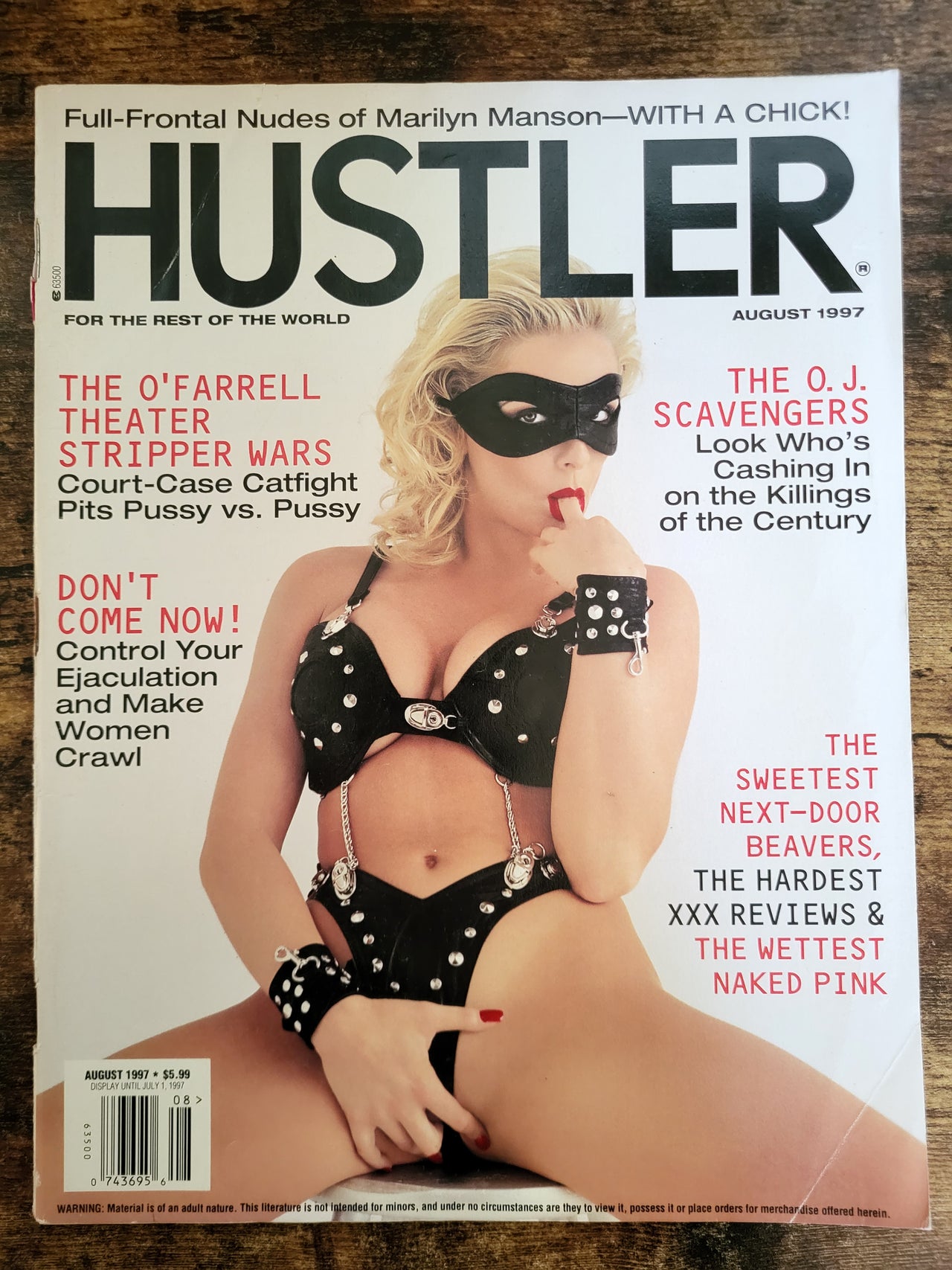 Hustler Magazine August 1997