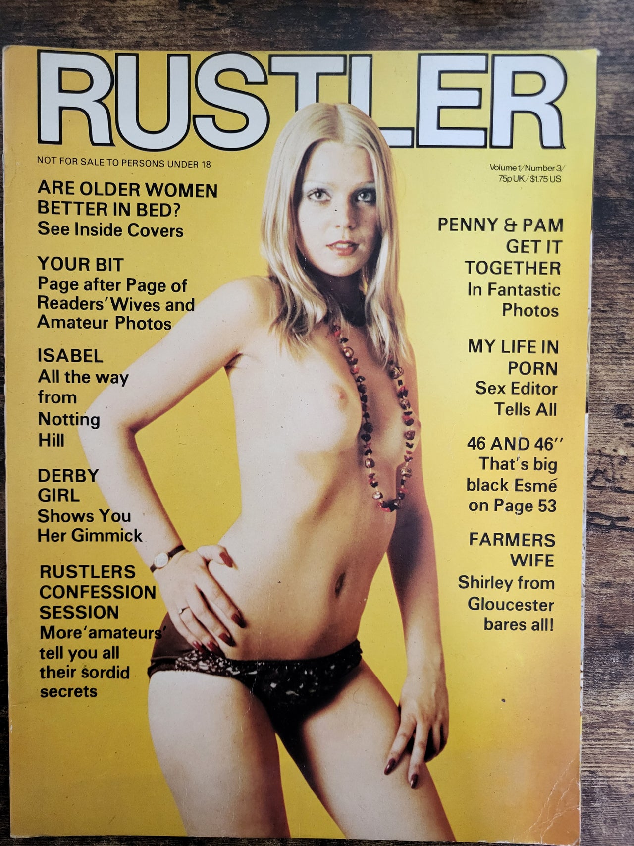 Rustler Magazine Vol 1 No 3.. UK Legend Feat Big Black Esme