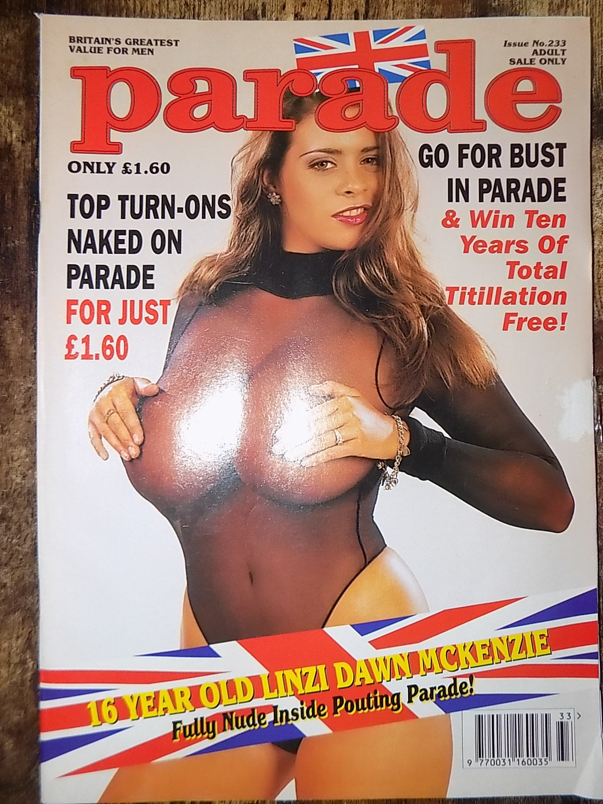 Parade Magazine No 233, Featuring Linzi Dawn Mckenzie.. Digital PDF Version