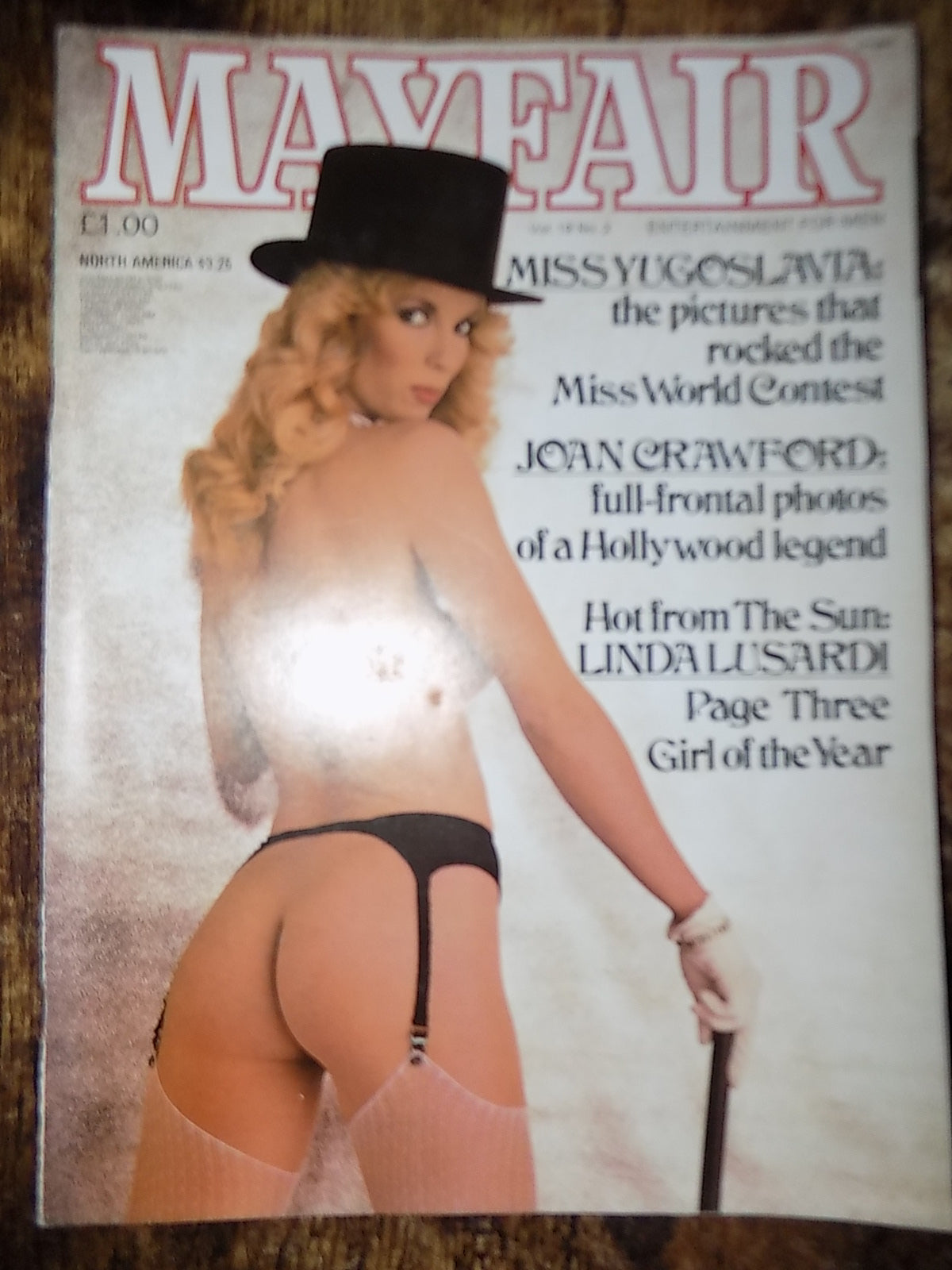 Mayfair Magazine Vol 19 No 2 Featuring Full Nude Spread By Linda Lusardi.. Digital PDF Version