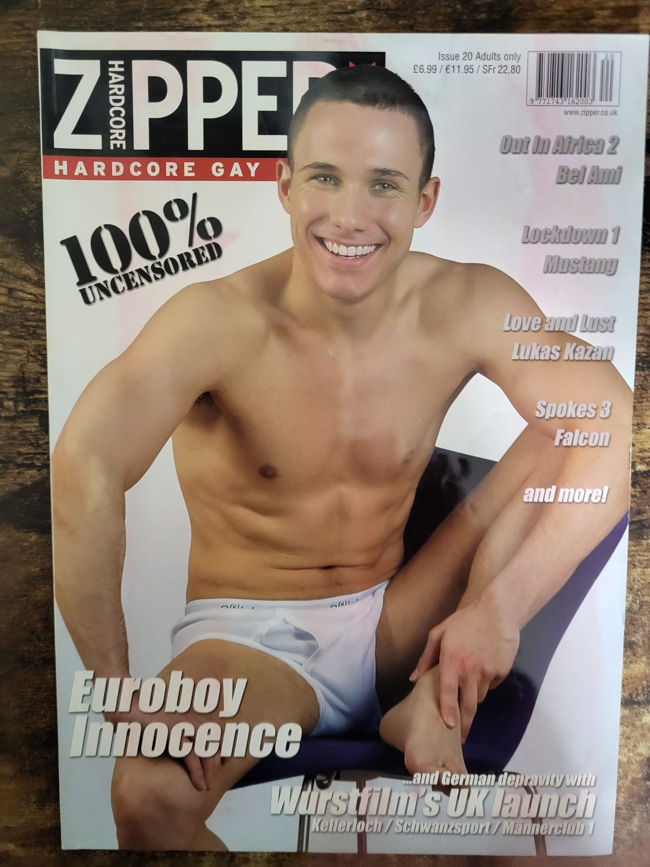 Zipper Hardcore Magazine No 20.. Hardcore Gay Magazine