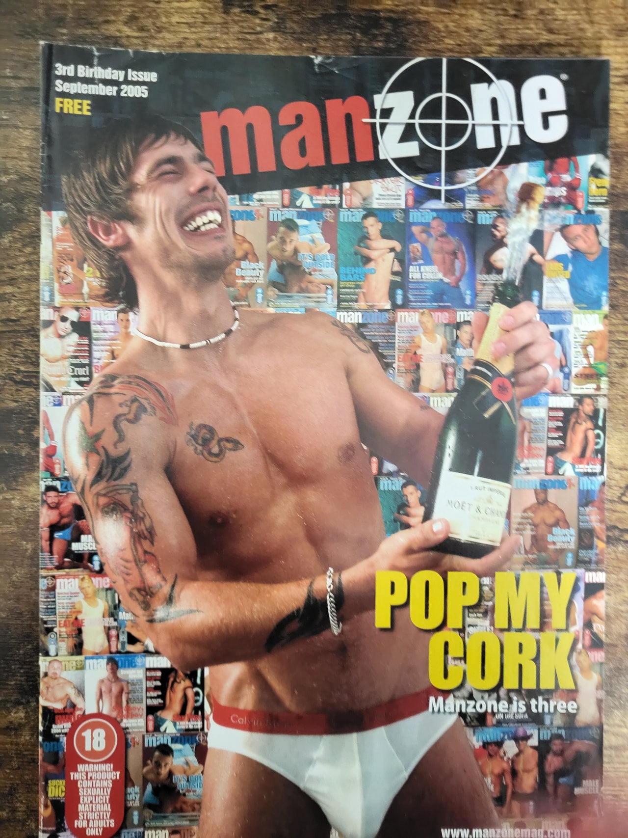 Manzone Magazine September 2005.. Vintage Gay Magazine