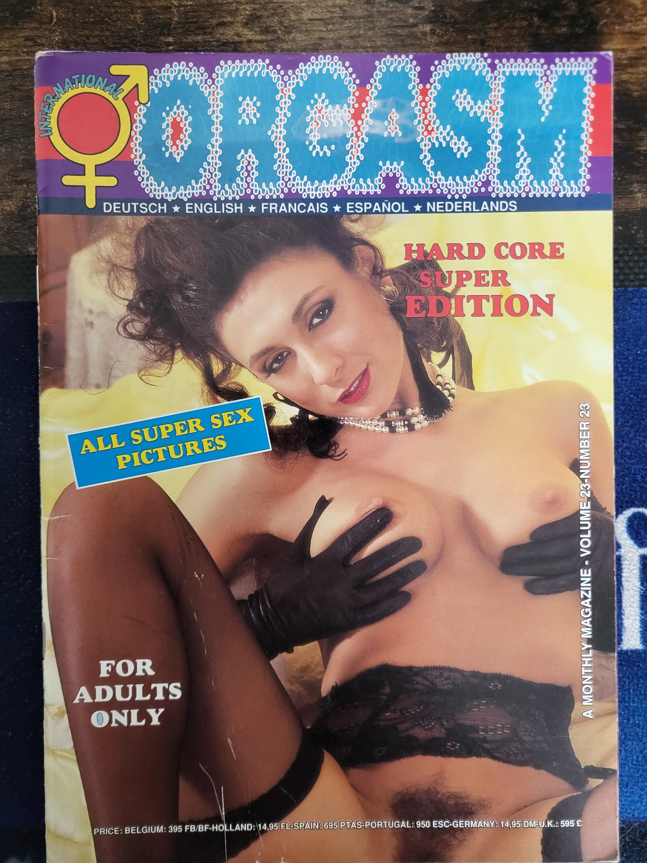 Orgasm Magazine No 23 Small Format.. 1990's Belgian Hardcore Magazine