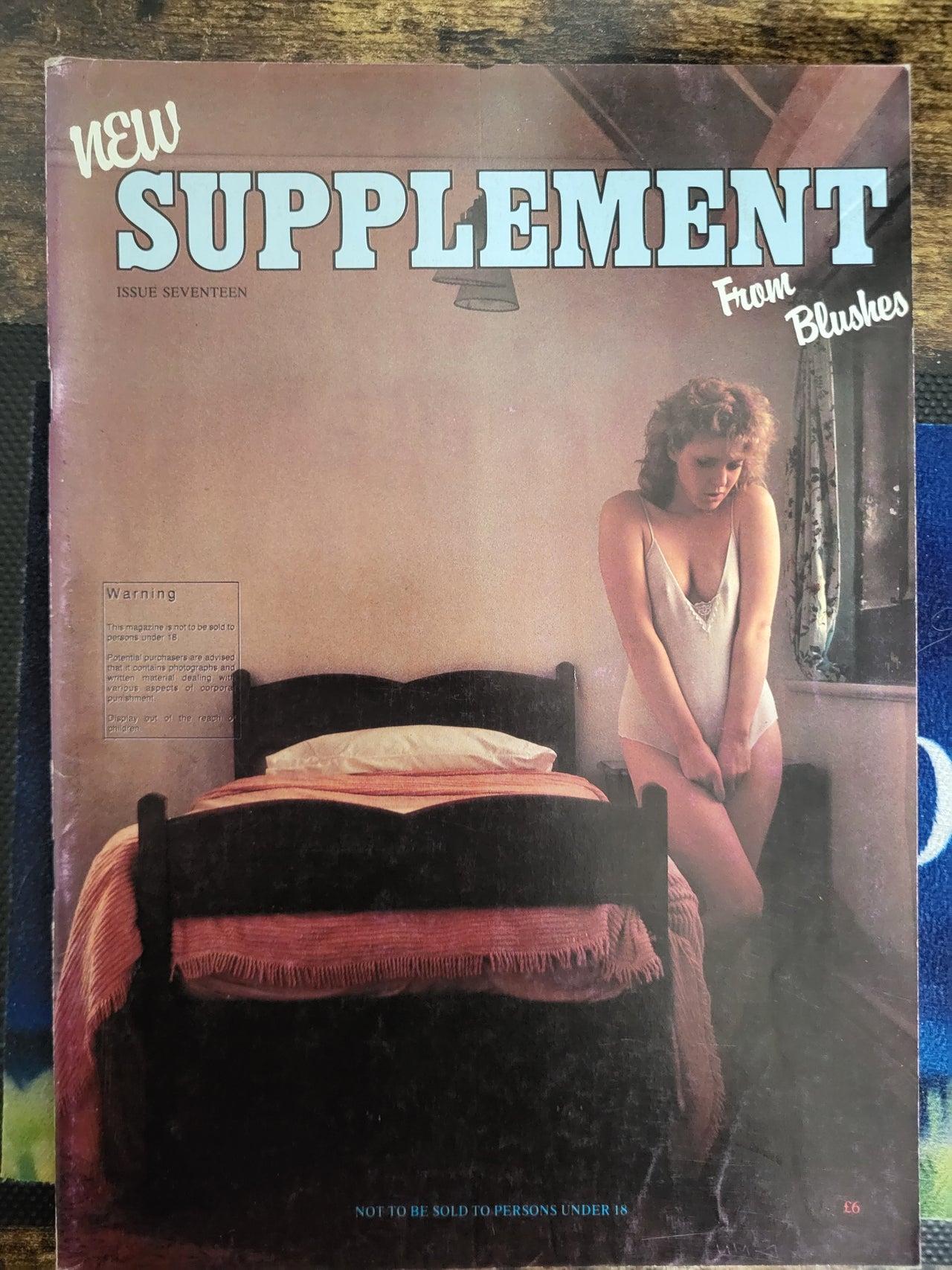 New Supplement From Blushes Magazine No 17.. UK Vintage Spanking Magazine
