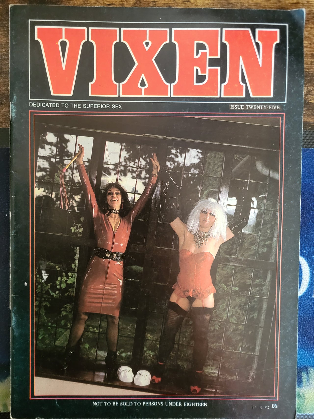 Vixen Magazine No 25.. Vintage UK Female Domination Magazine