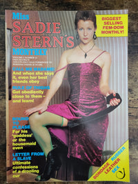Miss Sadie Stern's Monthly Magazine Vol 2 No 12.. UK Fetish And Bondage Magazine