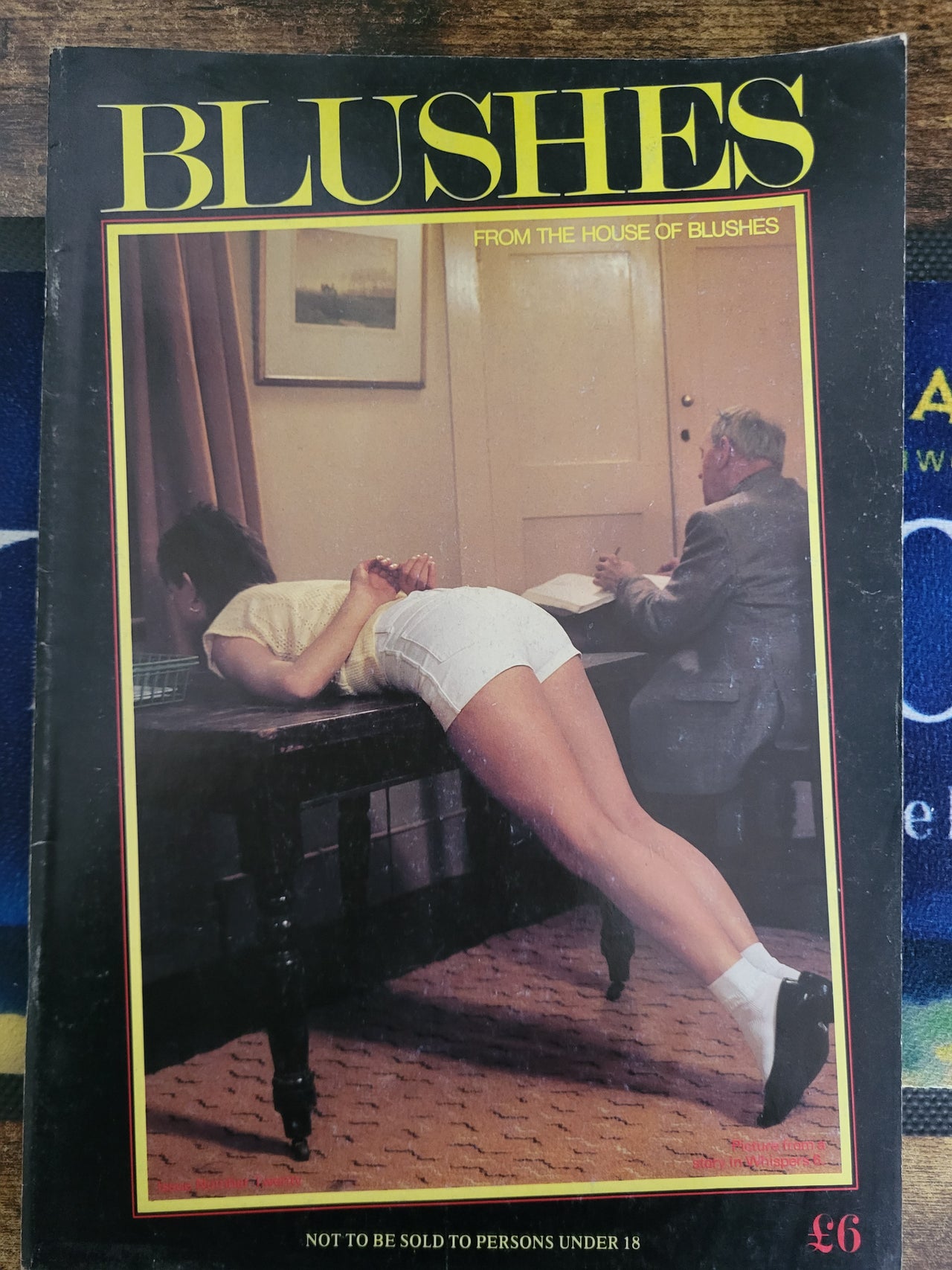 Blushes Magazine No 20.. Vintage UK Spanking Magazine