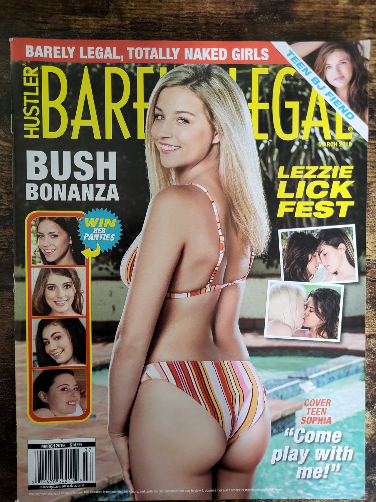 Barely Legal Magazine March 2019.. US Teen Magazine