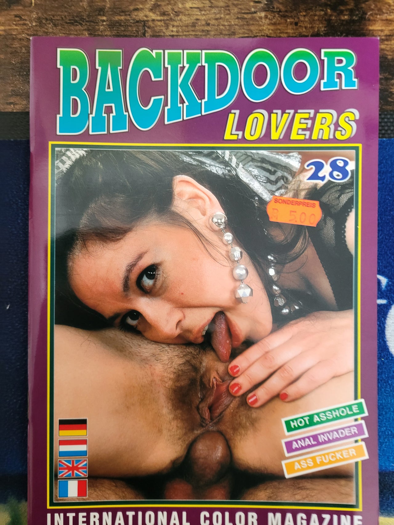 Backdoor Lovers Magazine No 28 Dutch Anal Magazine.. 1996 Dutch Hardcore Magazine