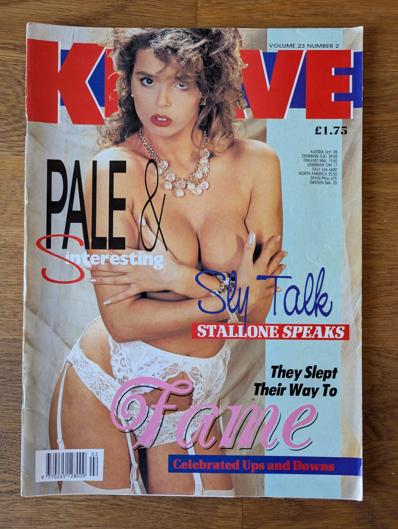Knave Magazine Vol 23 No 2 ... Featuring Kirsten Imrie as Gayle