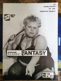 Madame In A World Of Fantasy Magazine Vol 18 No 4.. Vintage UK Female Domination Magazine