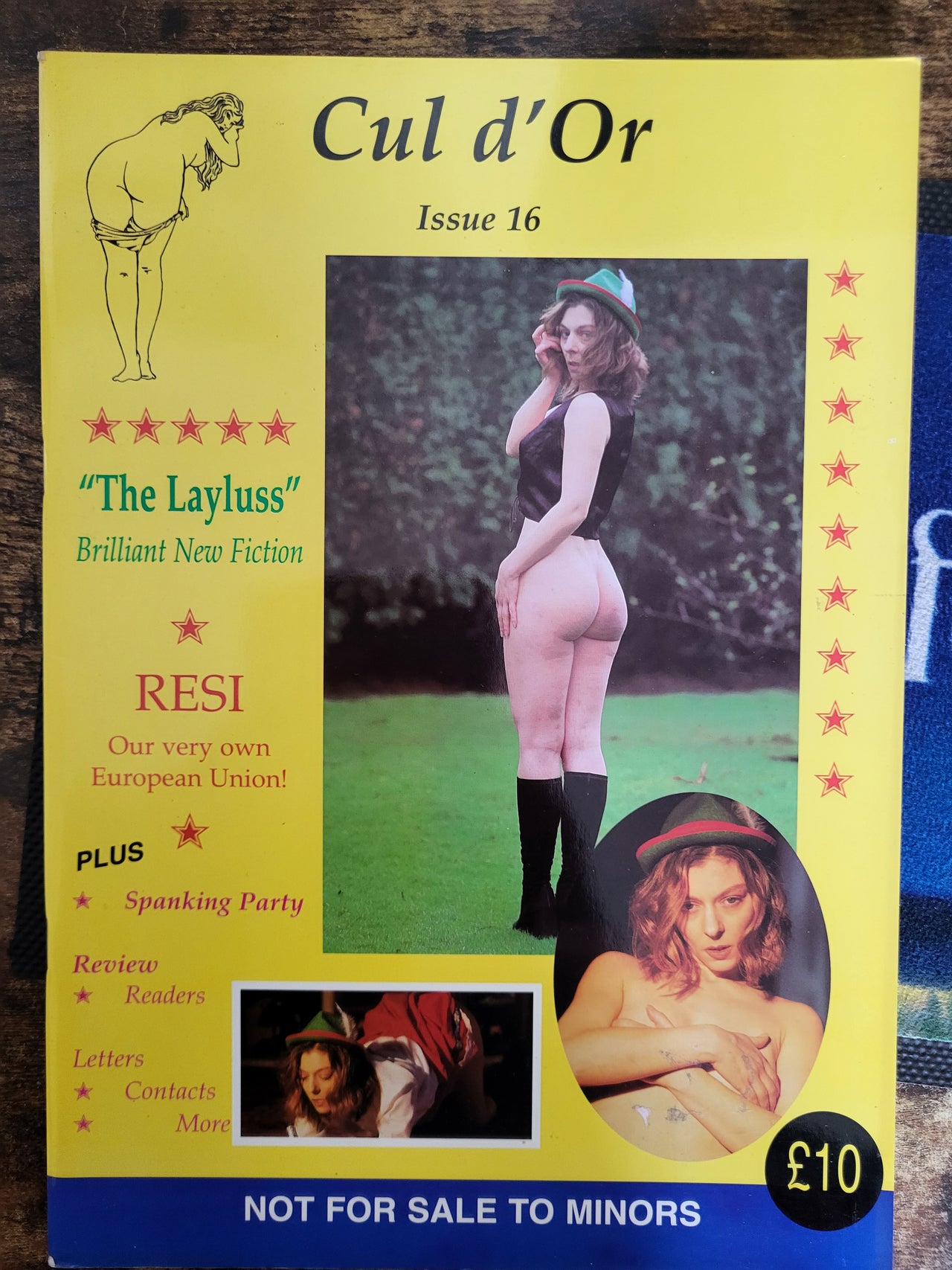 Cul D'or Magazine No 16.. 1998 UK Spanking And CP Magazine