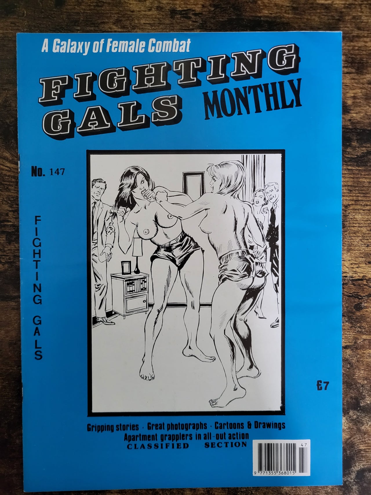 Fighting Gals Monthly Magazine No 147.. Female Combat Magazine