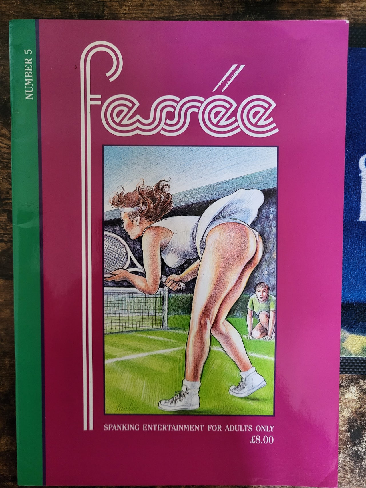 Fessee Magazine No 5.. 1990 UK CP And Spanking Magazine
