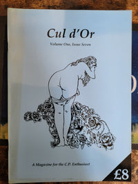 Cul D'or Magazine Vol 1 No 7.. 1992 UK Spanking And CP Magazine