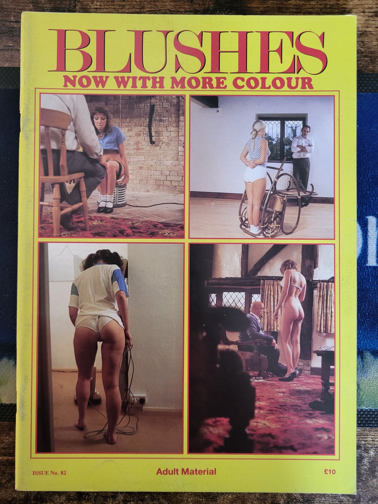 Blushes Magazine No 82.. Vintage UK Spanking And CP Magazine