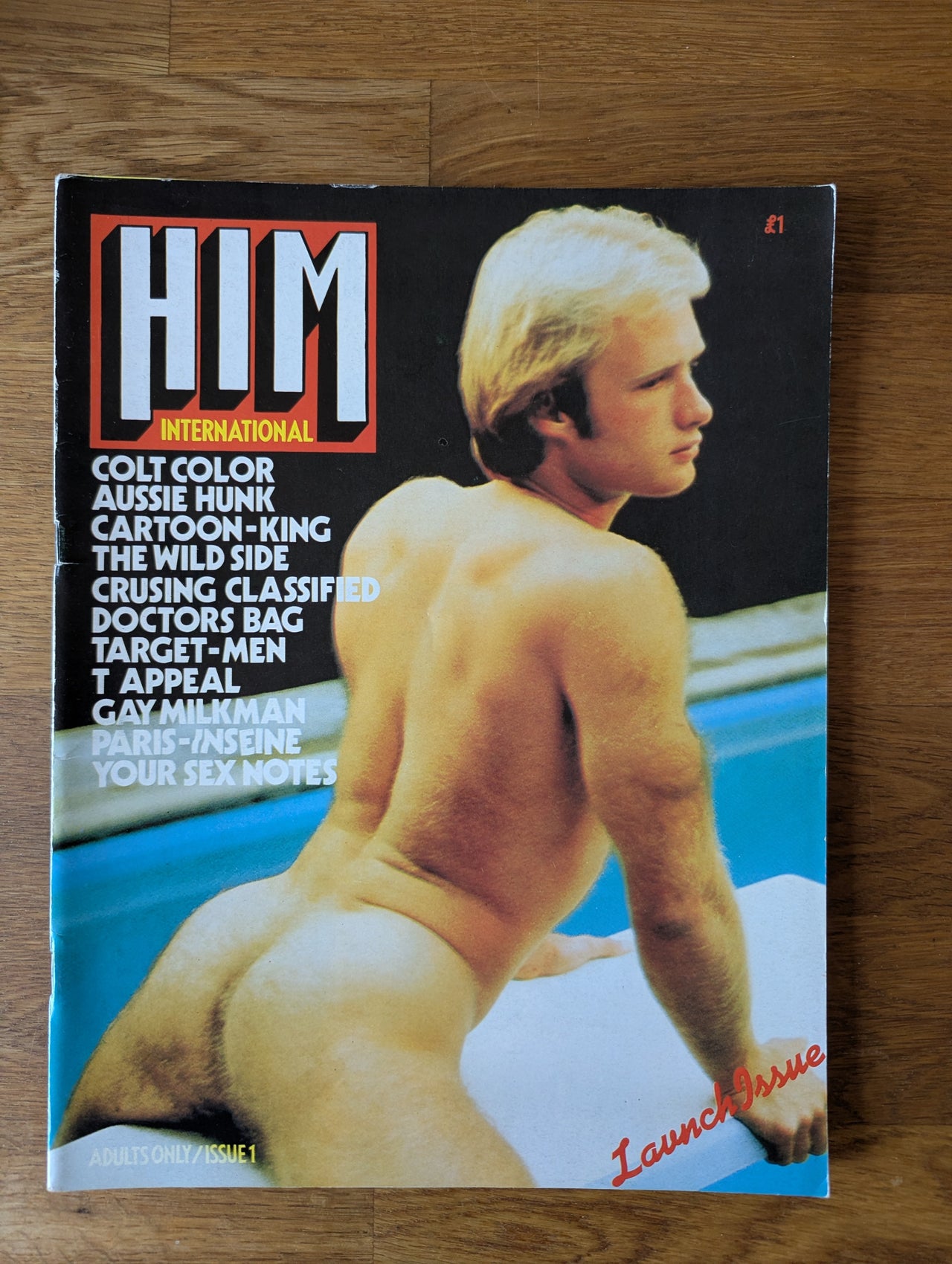 Him International Magazine No 1 Launch Issue ... UK Vintage Gay Magazine