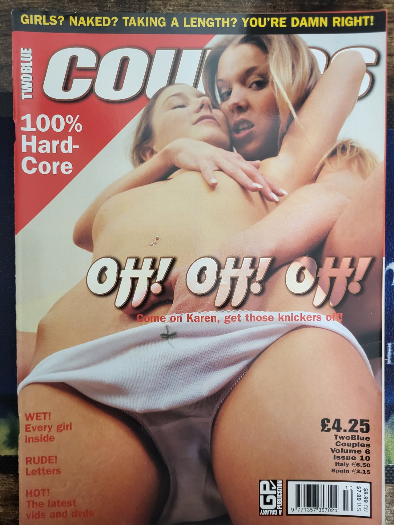 Twoblue Couples Magazine Vol 6 No 10.. UK Hardcore Magazine