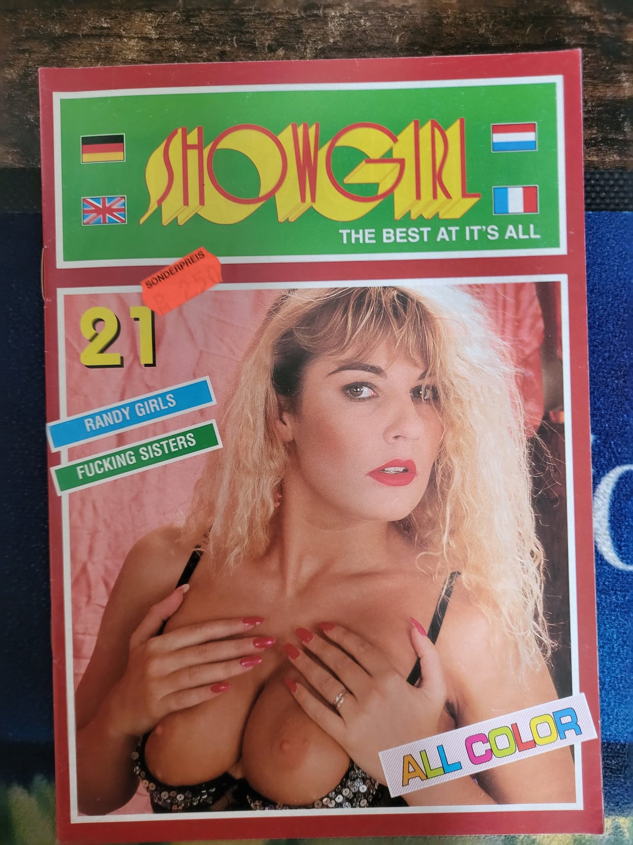 Showgirl Magazine No 21 Small Format.. 1996 German Hardcore Magazine