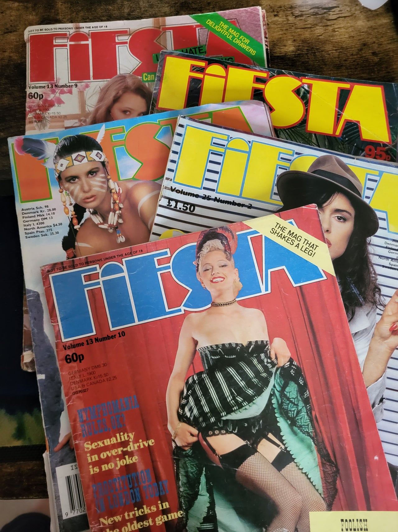 Fiesta Magazines × 5.. Damaged