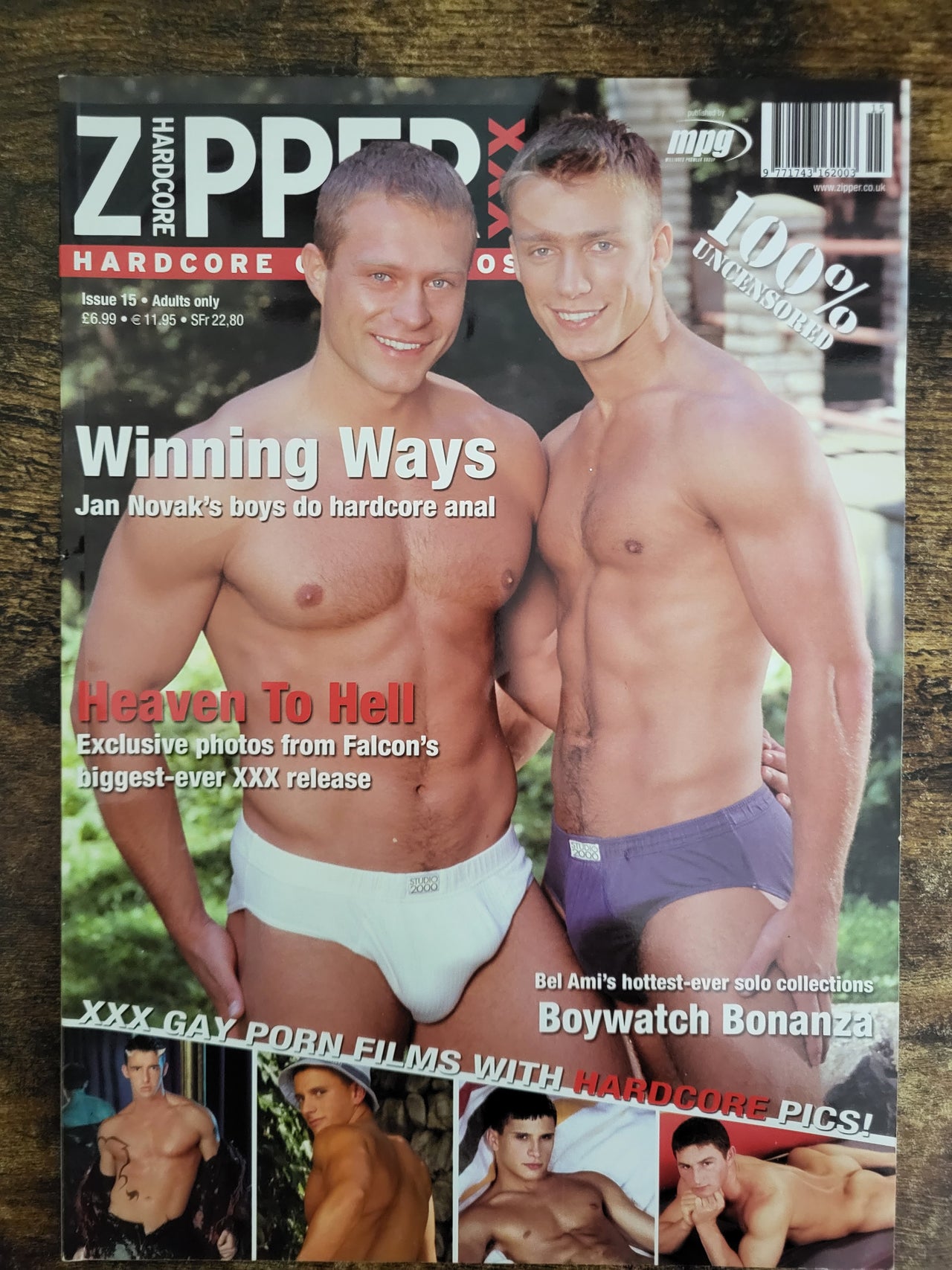 Zipper Hardcore Magazine No 15.. Hardcore Gay Magazine