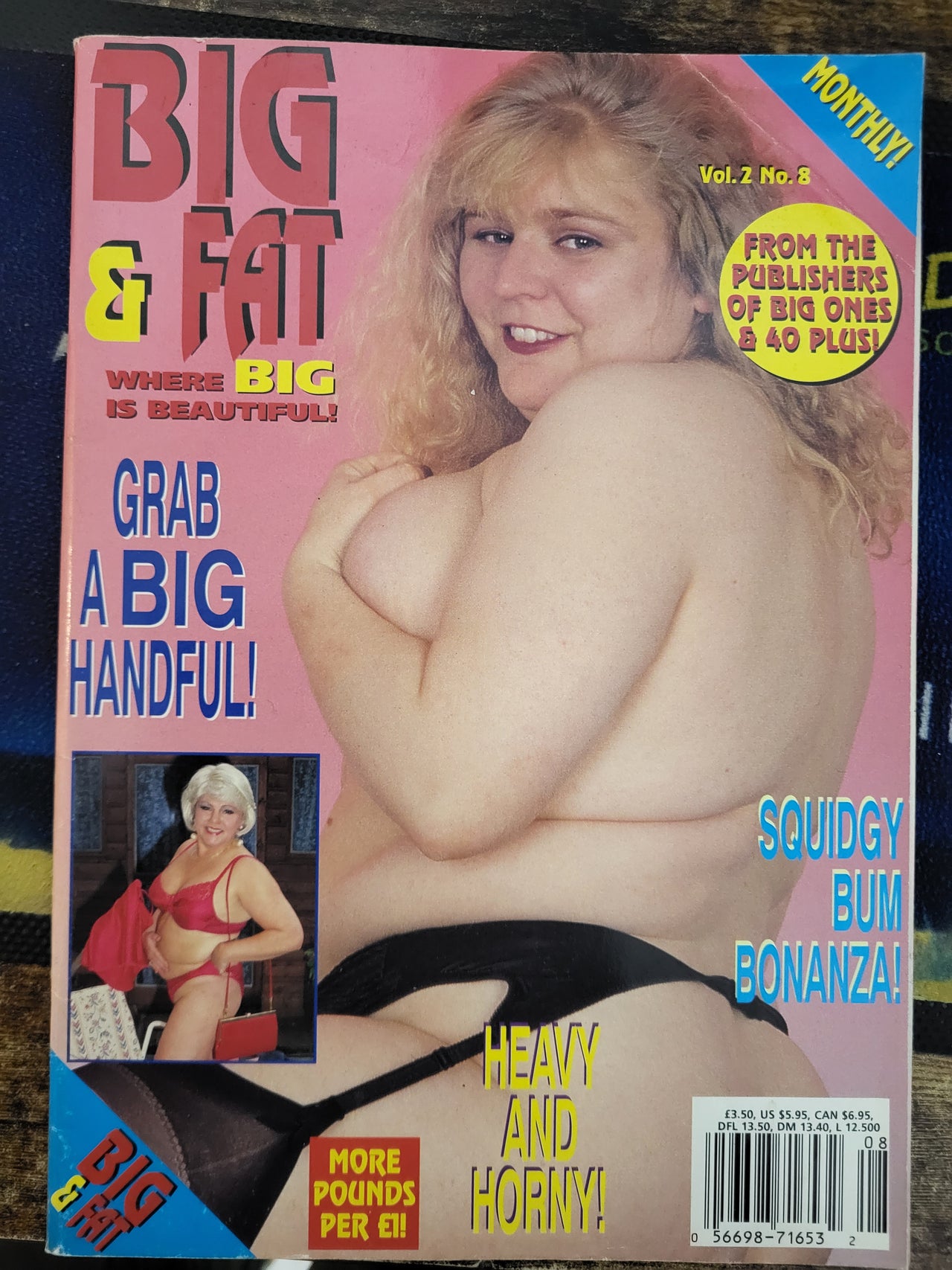 Big & Fat Magazine Vol 2 No 8.. UK Fat Women Magazine