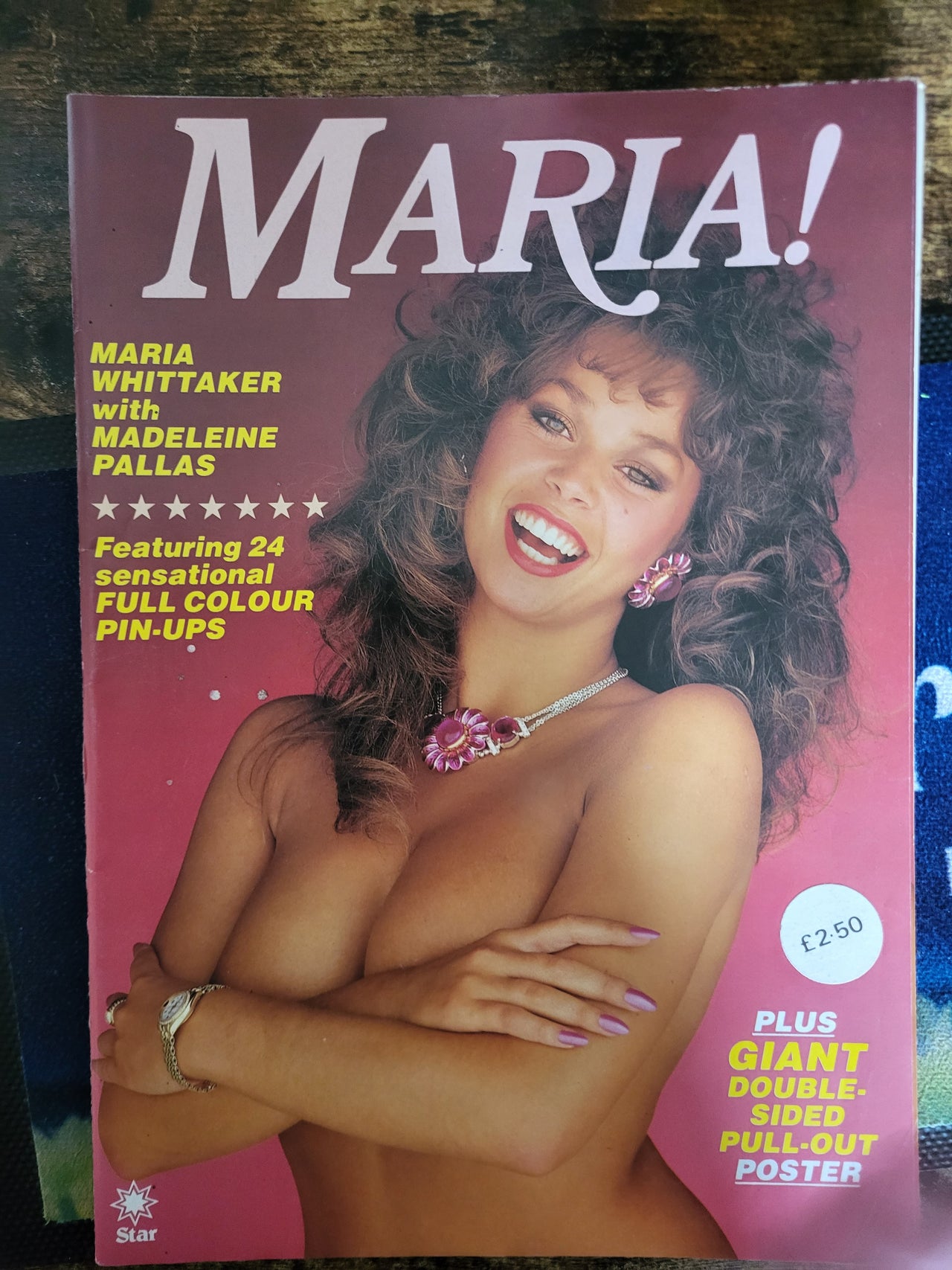 Maria Whittaker Magazine.. Lots Of Topless Photos Of The Lovely Maria.. Does Not Include Poster