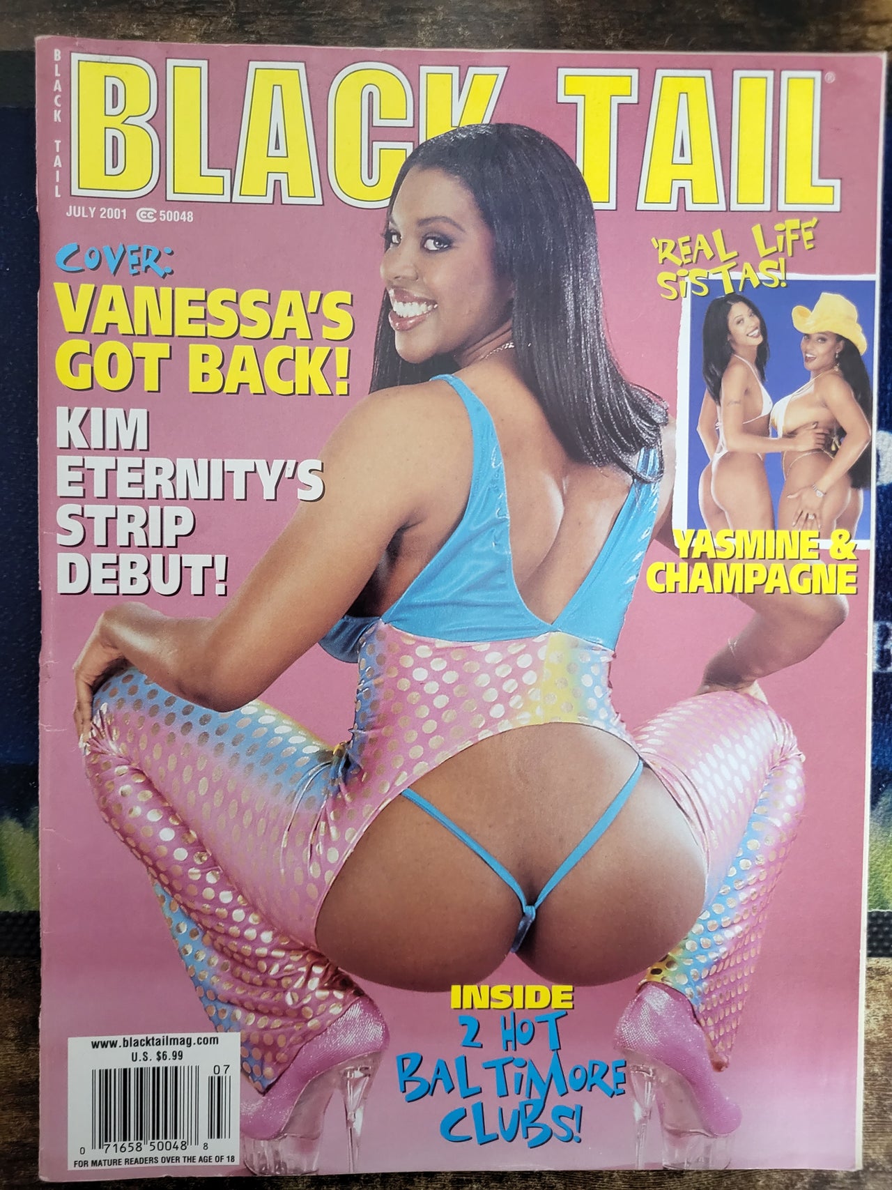 Black Tail Magazine July 2001.. US Black Women Magazine