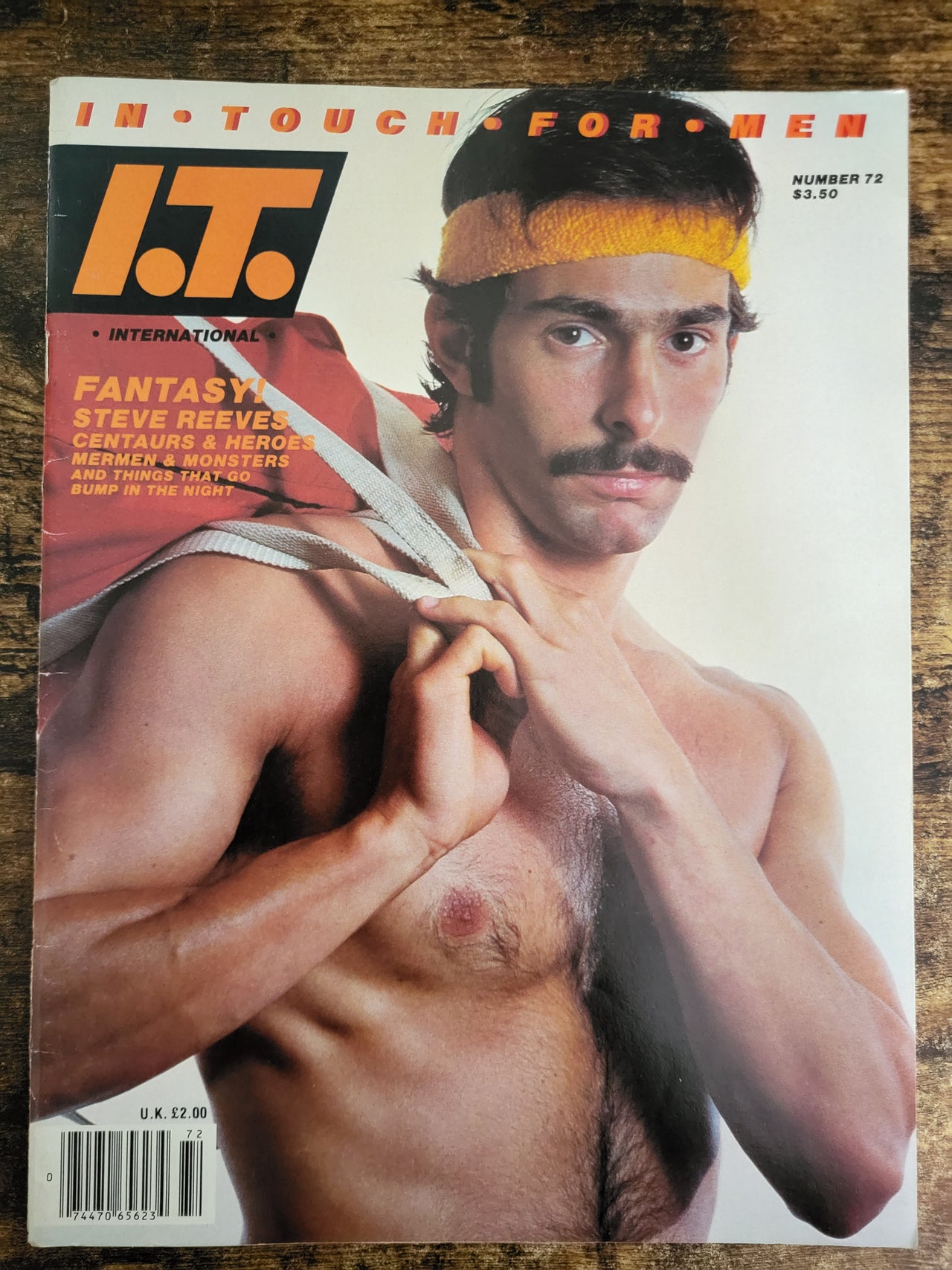 In Touch For Men Magazine No 72.. 1982 US Gay Magazine