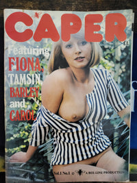 Caper Magazine Vol 1 No 1 Small Format.. 1980's UK Magazine.. Very Rare Find