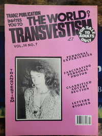 The World Of Transvestism Magazine Vol 16 No 7.. Vintage UK Female Impersonator Magazine