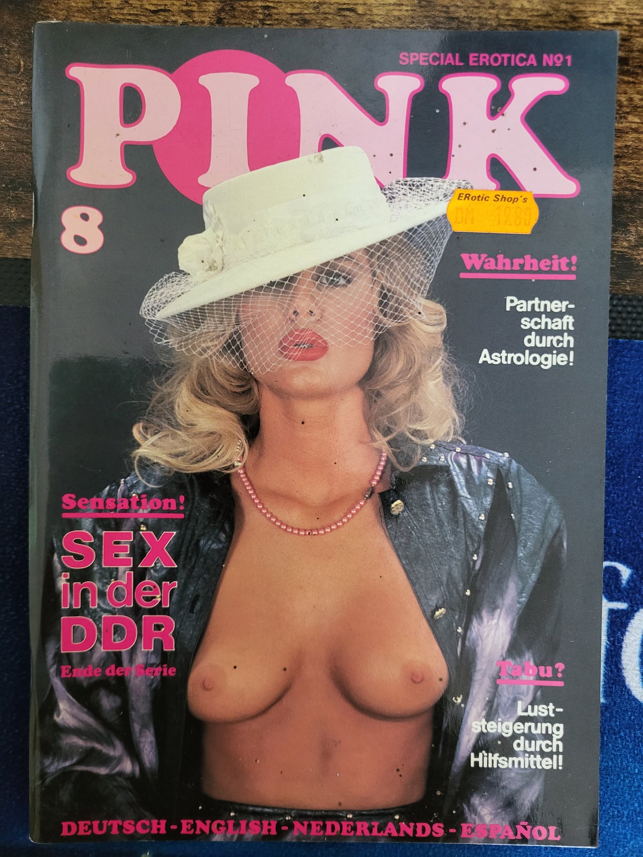 Pink Magazine No 8 Small Format.. 1987 German Hardcore Magazine