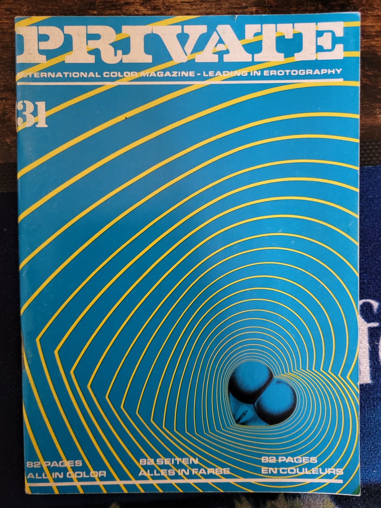 Private Magazine No 31 Small Format.. 1974 Swedish Hardcore Magazine