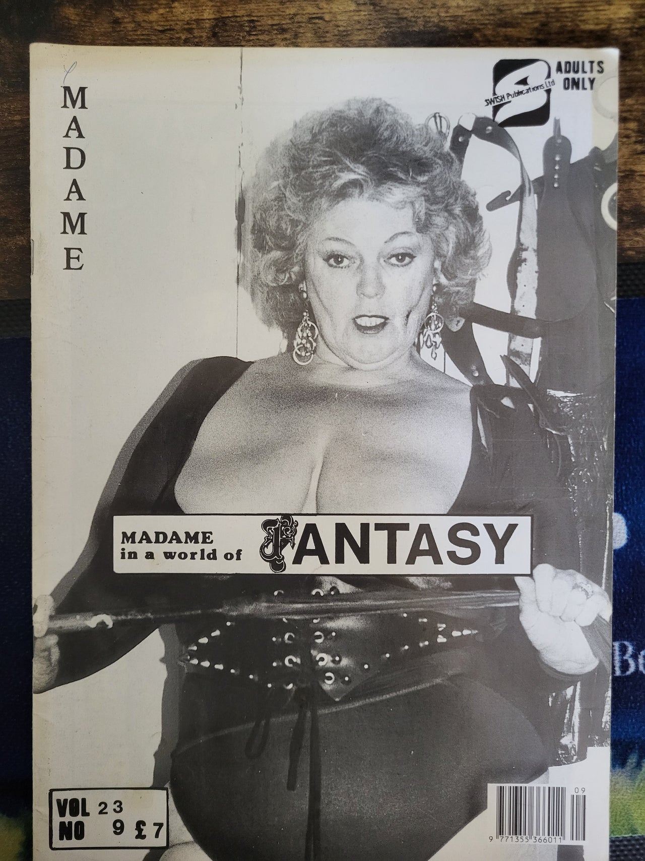 Madame In A World Of Fantasy Magazine Vol 23 No 9.. Vintage UK Female Domination Magazine
