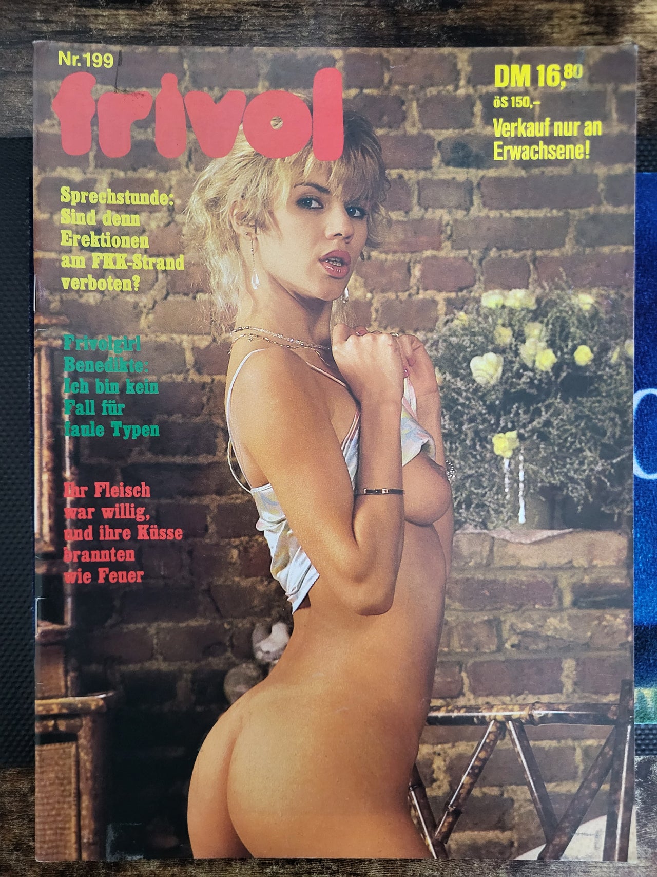 Frivol Magazine No 199.. 1980's/90's German Hardcore Magazine
