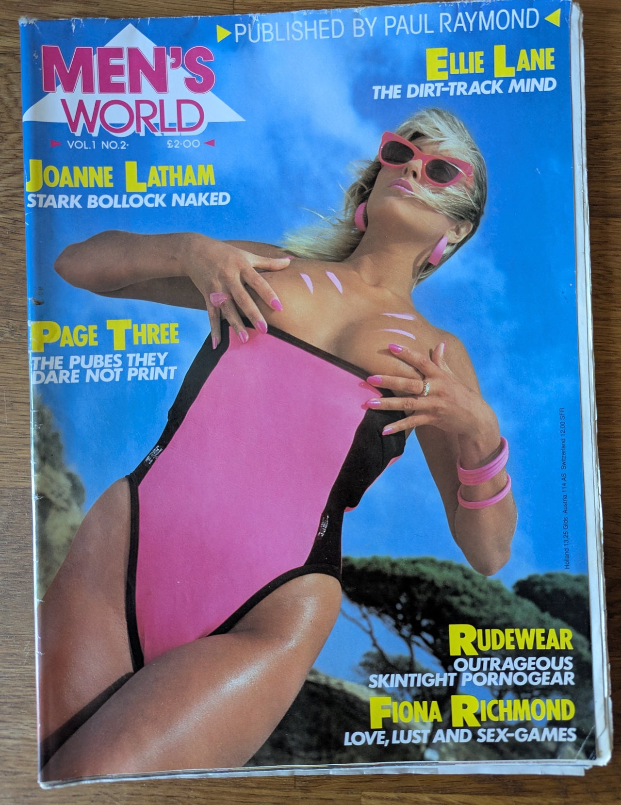 Mens World A4 Magazine Vol 1 No 2 ... Rare Find