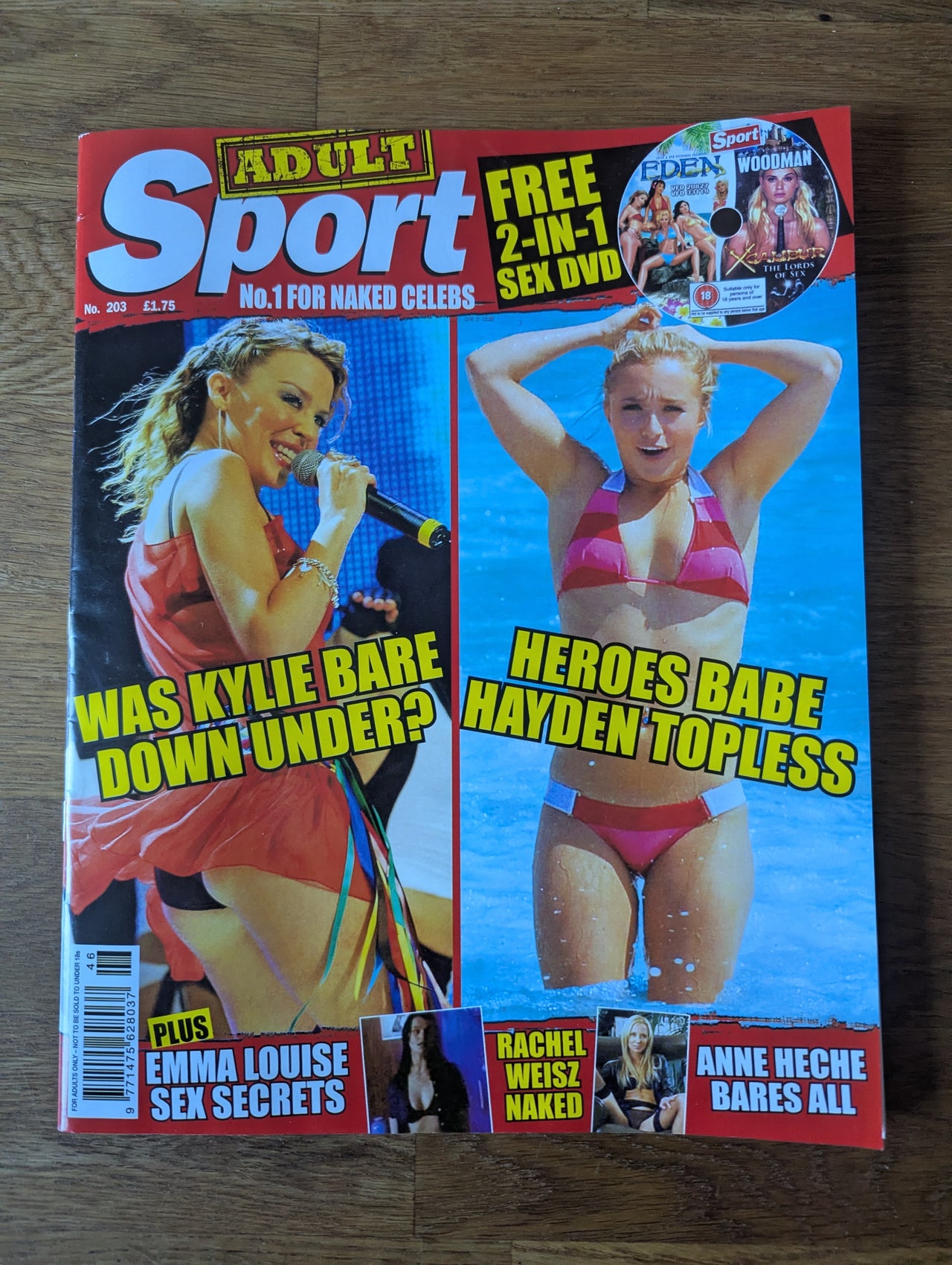 Adult Sport Magazine No 203 (DVD NOT INCLUDED)