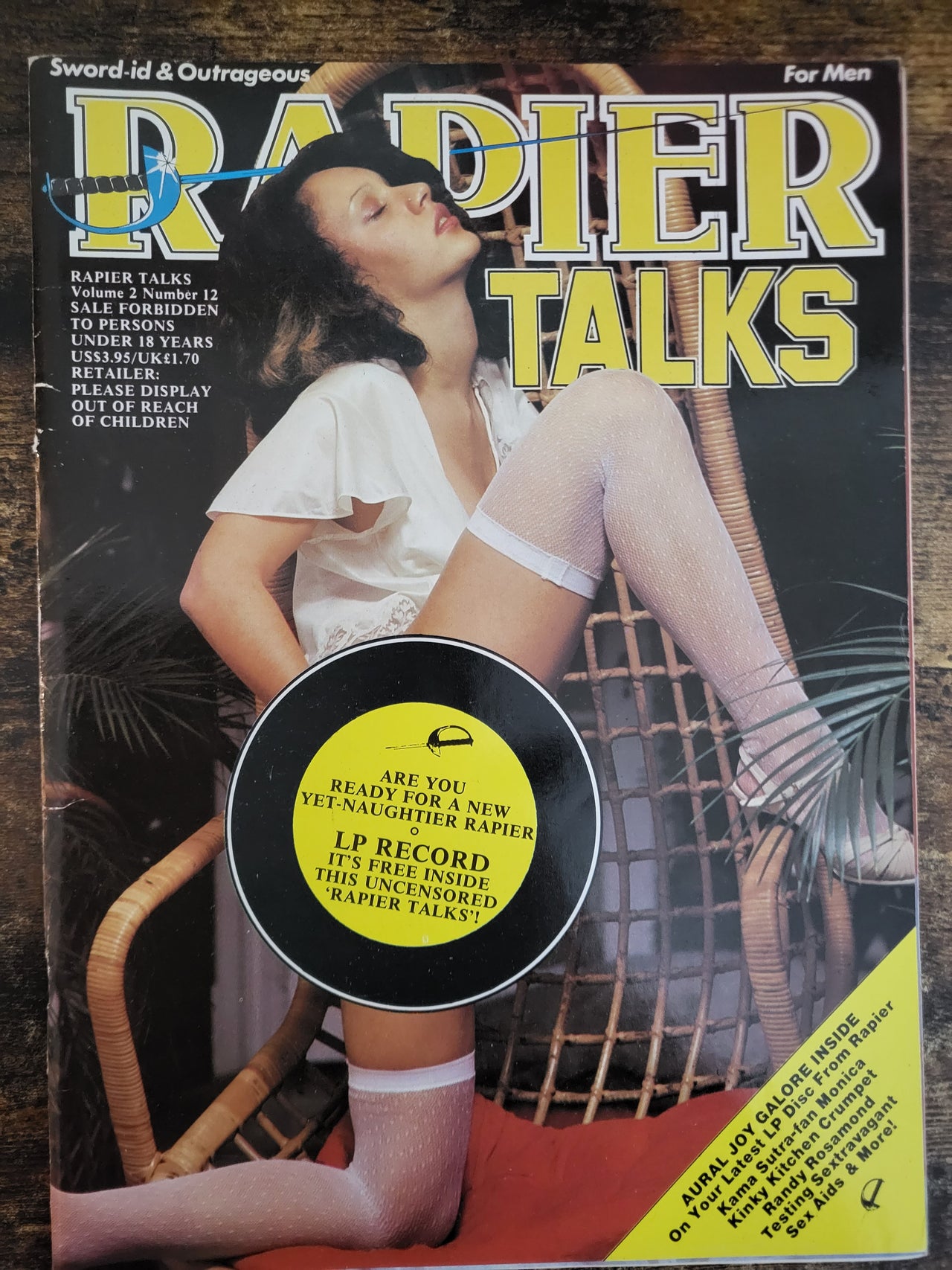 Rapier Talks Magazine Vol 2 No 12.. No Record