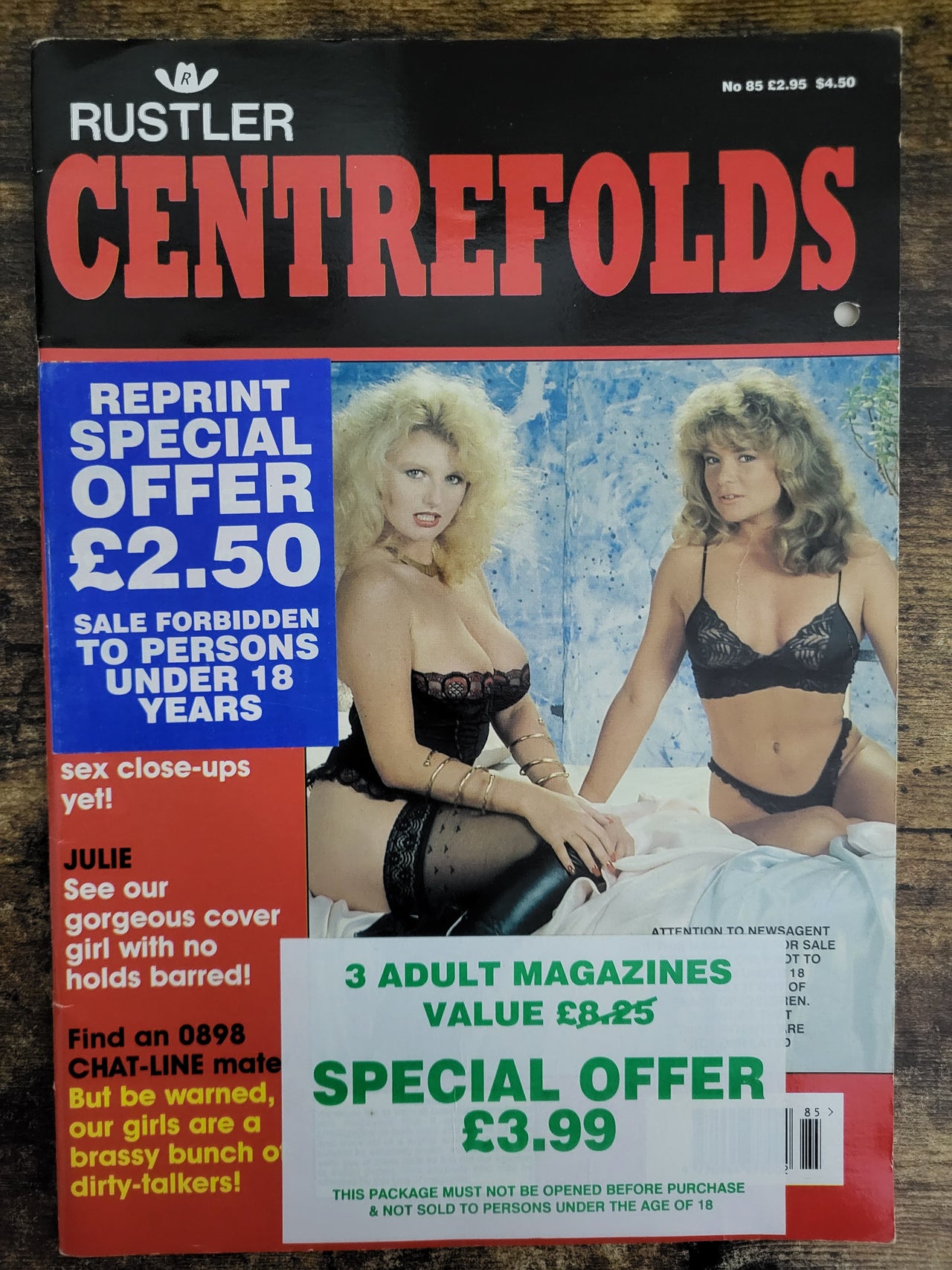 Rustler Centrefolds Magazine No 85