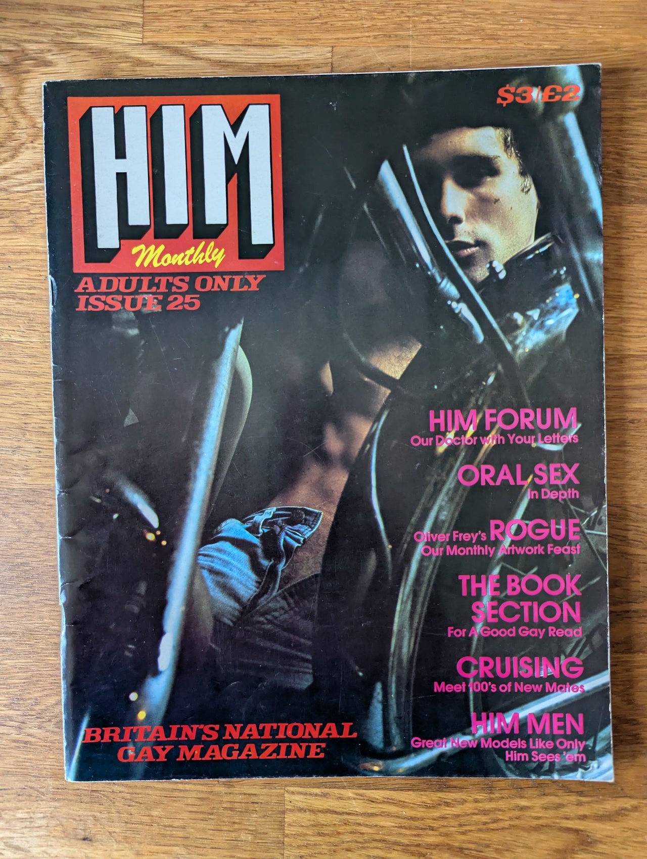 Him Monthly Magazine No 25 ... UK Vintage Gay Magazine