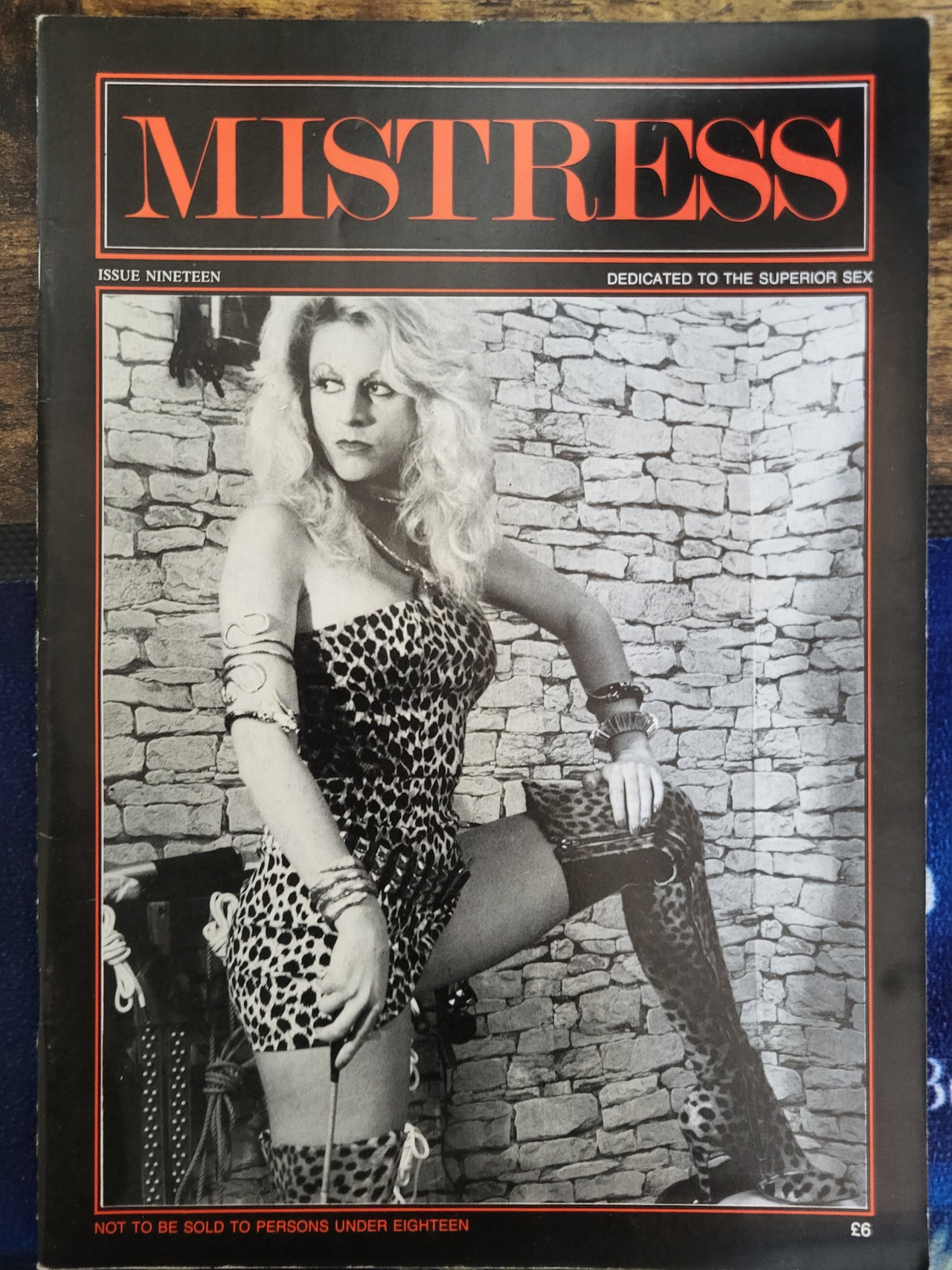 Mistress Magazine No 19.. Vintage UK Female Domination Magazine